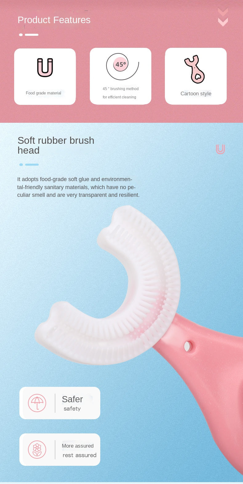 Baby U-shaped Toothbrush